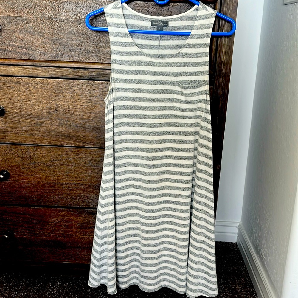 Striped Midi Dress